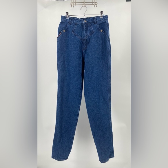 Blaze Blackfire‎ high rise extra long vintage 80s jeans, western cut size 13/31 - Picture 1 of 13